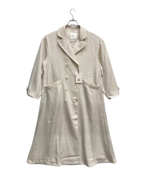 Eaphi（エフィ）Eaphi (エフィ) ASYMMETRY CAPE TRENCH COAT アイボリー サイズ:2 未使用品の古着・服飾アイテム