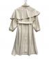 Eaphi (エフィ) ASYMMETRY CAPE TRENCH COAT アイボリー サイズ:2 未使用品：13000円