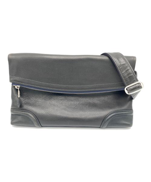 FIVE WOODS（ファイブウッズ）FIVE WOODS (ファイブウッズ) レザーショルダーバッグ ブラック サイズ:表示なしの古着・服飾アイテム