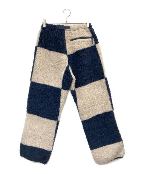 GRAMICCI（グラミチ）GRAMICCI (グラミチ) CHECKERED SHERPA PANT（チェッカード　シェルパパンツ） ベージュ×ネイビー サイズ:M 未使用品の古着・服飾アイテム