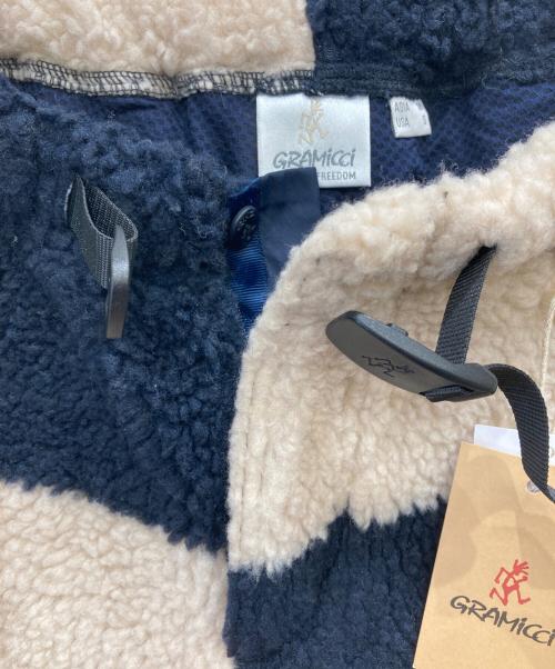 GRAMICCI（グラミチ）GRAMICCI (グラミチ) CHECKERED SHERPA PANT（チェッカード　シェルパパンツ） ベージュ×ネイビー サイズ:M 未使用品の古着・服飾アイテム