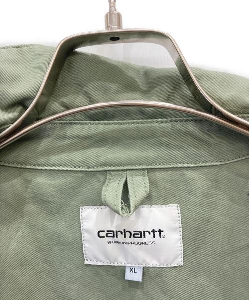 Carhartt WIP（カーハート ワークインプログレス）Carhartt WIP (カーハート ワークインプログレス) MADISON JACKET（マディソンジャケット） グリーン サイズ:XLの古着・服飾アイテム