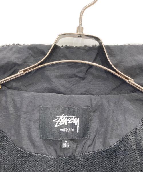 stussy（ステューシー）stussy (ステューシー) Sherpa Jacket（シェルパジャケット） ブラック サイズ:Mの古着・服飾アイテム
