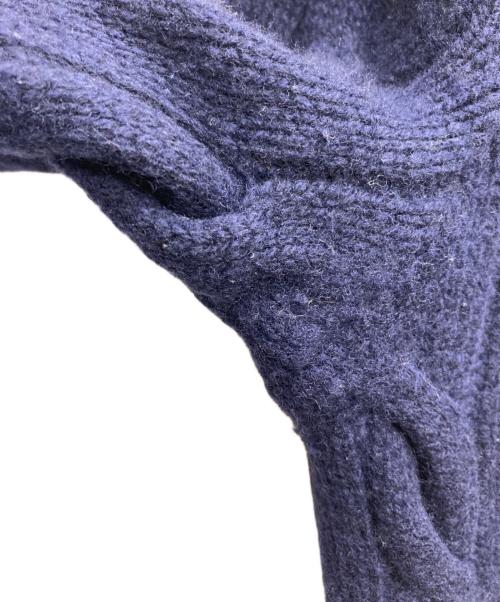 POLO RALPH LAUREN（ポロ・ラルフローレン）POLO RALPH LAUREN (ポロ・ラルフローレン) カシミヤ混ケーブルニットカーディガン ネイビー サイズ:Sの古着・服飾アイテム