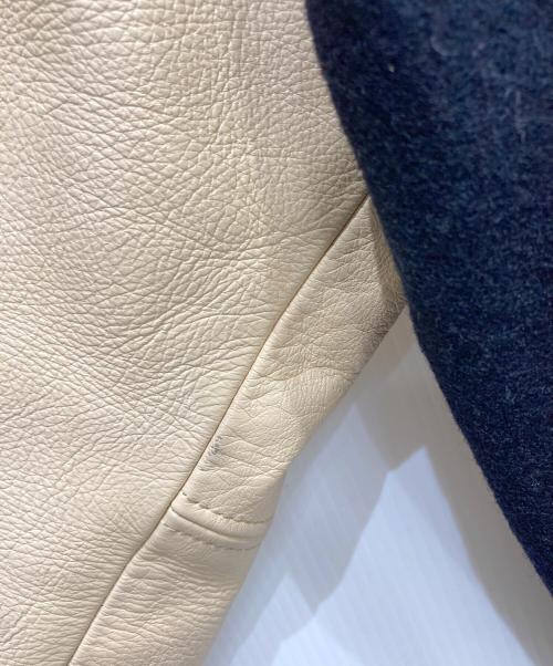 KENT（ケント）KENT (ケント) VAN (ヴァン) フルデコスタジャン ネイビー×アイボリー サイズ:LLの古着・服飾アイテム