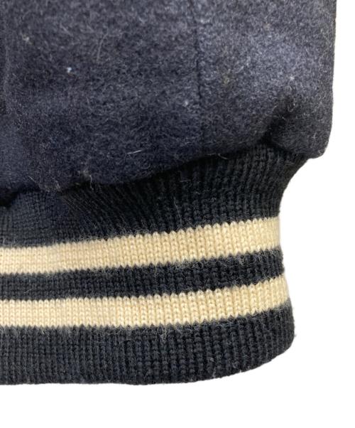 KENT（ケント）KENT (ケント) VAN (ヴァン) フルデコスタジャン ネイビー×アイボリー サイズ:LLの古着・服飾アイテム