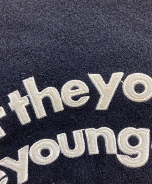 KENT（ケント）KENT (ケント) VAN (ヴァン) フルデコスタジャン ネイビー×アイボリー サイズ:LLの古着・服飾アイテム