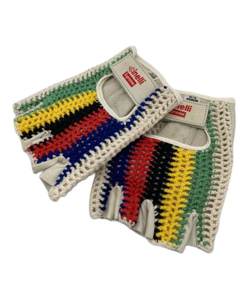 SUPREME（シュプリーム）Supreme (シュプリーム) Cinelli Bike Gloves ホワイト サイズ:S-Mの古着・服飾アイテム