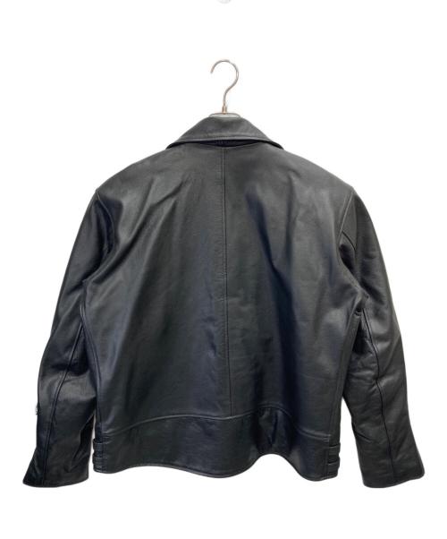 FREEDOM（フリーダム）freedom (フリーダム) ダブルライダースジャケット ブラック サイズ:XXLの古着・服飾アイテム