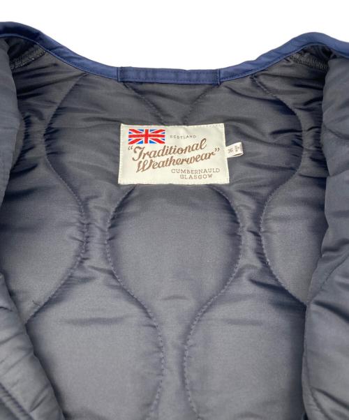 Traditional Weatherwear（トラディショナルウェザーウェア）Traditional Weatherwear (トラディショナルウェザーウェア) ARKLEY WITH ZIP ネイビー サイズ:36の古着・服飾アイテム