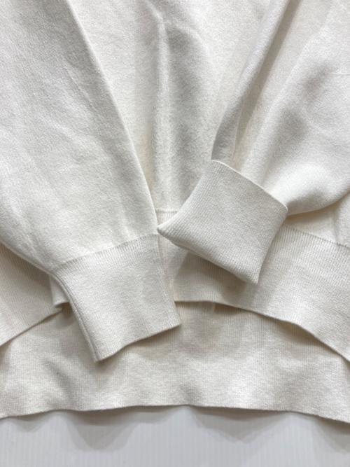 EVERYDAY I LIKE.（エヴリデイ アイ ライク）EVERYDAY I LIKE. (エヴリデイ アイ ライク) コットンカシミヤリラックスプルオーバー長袖ニットセーター ホワイト サイズ:表示なしの古着・服飾アイテム