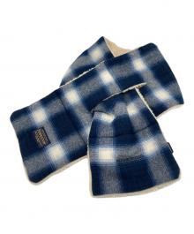 NEIGHBORHOOD×PENDLETON（ネイバーフッド×ペンドルトン）の古着「オンブレチェックマフラー」｜ブルー
