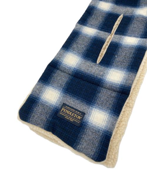 NEIGHBORHOOD（ネイバーフッド）NEIGHBORHOOD (ネイバーフッド) PENDLETON (ペンドルトン) オンブレチェックマフラー ブルー サイズ:表記なしの古着・服飾アイテム