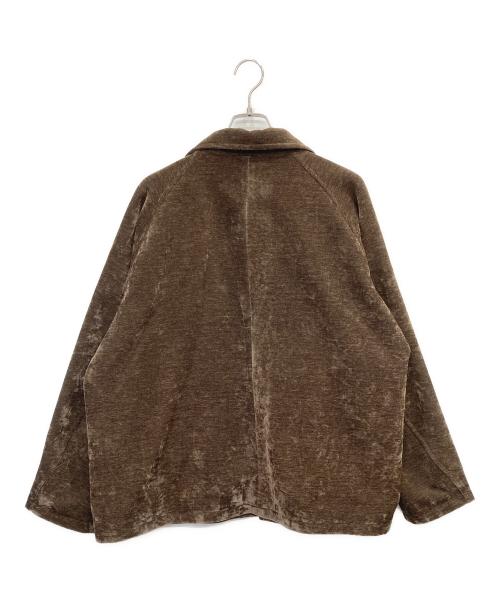 THE BOLDMAN（ザボールドマン）THE BOLDMAN (ザボールドマン) ベロアテーラードジャケット ブラウン サイズ:Mの古着・服飾アイテム