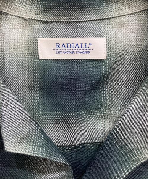 RADIALL（ラディアル）RADIALL (ラディアル) LO-N-SLO -OPEN COLLARED SHIRT L/S グリーン サイズ:Sの古着・服飾アイテム