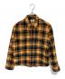 CALEE（キャリー）の古着「ヘリンボーンチェックシャツ」｜イエロー