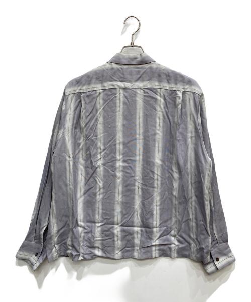 CALEE（キャリー）CALEE (キャリー) オープンカラーシャツ グレー サイズ:Mの古着・服飾アイテム