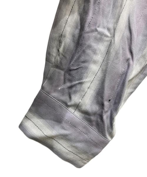 CALEE（キャリー）CALEE (キャリー) オープンカラーシャツ グレー サイズ:Mの古着・服飾アイテム