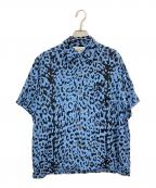 WACKO MARIAワコマリア）の古着「LEOPARD HAWAIIAN S/S」｜ブルー