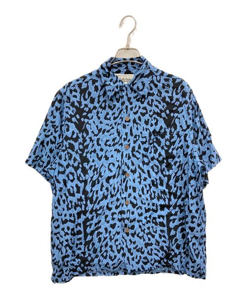 WACKO MARIA（ワコマリア）WACKO MARIA (ワコマリア) LEOPARD HAWAIIAN S/S ブルー サイズ:Sの古着・服飾アイテム