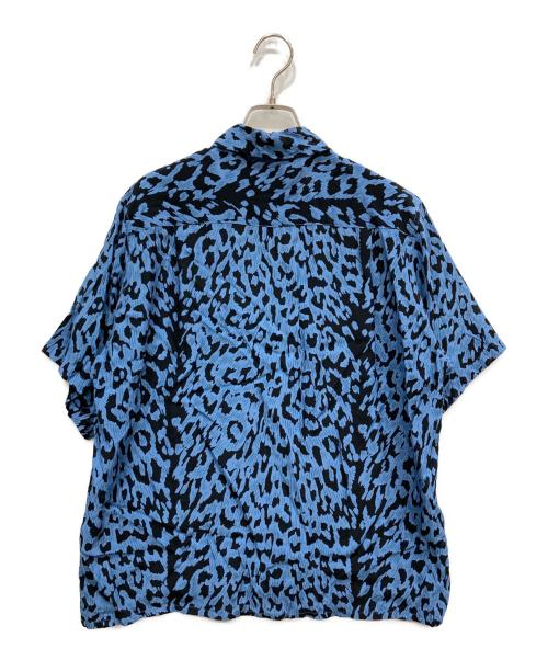 WACKO MARIA（ワコマリア）WACKO MARIA (ワコマリア) LEOPARD HAWAIIAN S/S ブルー サイズ:Sの古着・服飾アイテム