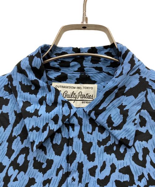 WACKO MARIA（ワコマリア）WACKO MARIA (ワコマリア) LEOPARD HAWAIIAN S/S ブルー サイズ:Sの古着・服飾アイテム