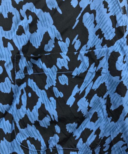 WACKO MARIA（ワコマリア）WACKO MARIA (ワコマリア) LEOPARD HAWAIIAN S/S ブルー サイズ:Sの古着・服飾アイテム