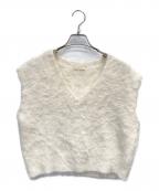 Plageプラージュ）の古着「uyu ベスト」｜ベージュ