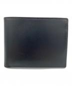 ETTINGERエッティンガー）の古着「BILLFOLD 3C/C&COIN PURSE/2つ折り財布」｜ブラック