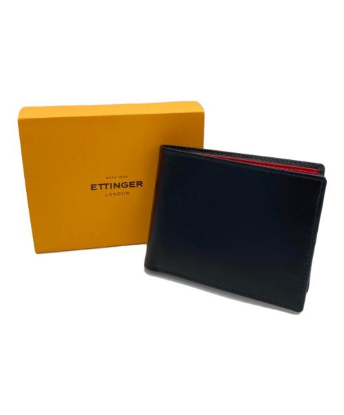 ETTINGER（エッティンガー）ETTINGER (エッティンガー) BILLFOLD 3C/C&COIN PURSE/2つ折り財布 ブラック サイズ:表記なしの古着・服飾アイテム