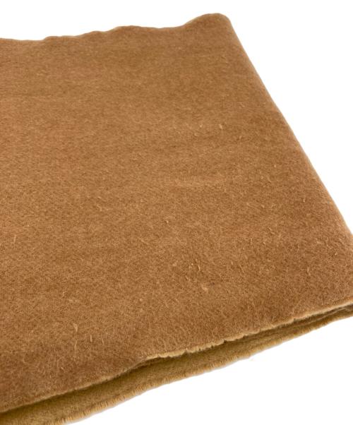 LOEWE（ロエベ）LOEWE (ロエベ) ウールカシミヤバイカラースカーフ ブラウン×ベージュ サイズ:表記なしの古着・服飾アイテム