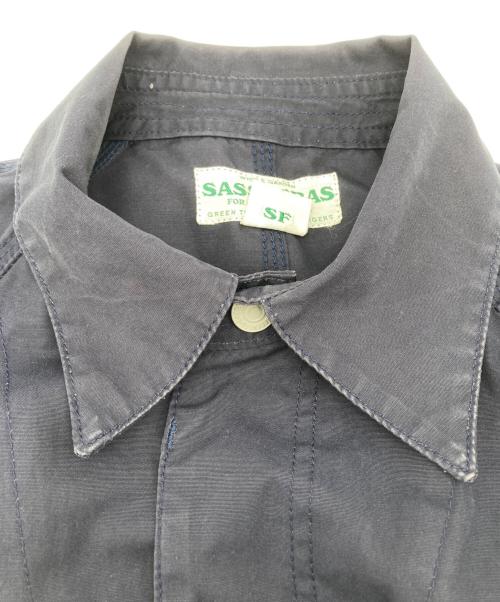 SASSAFRAS（ササフラス）SASSAFRAS (ササフラス) フォールリーフコート ネイビー サイズ:Ⅼの古着・服飾アイテム