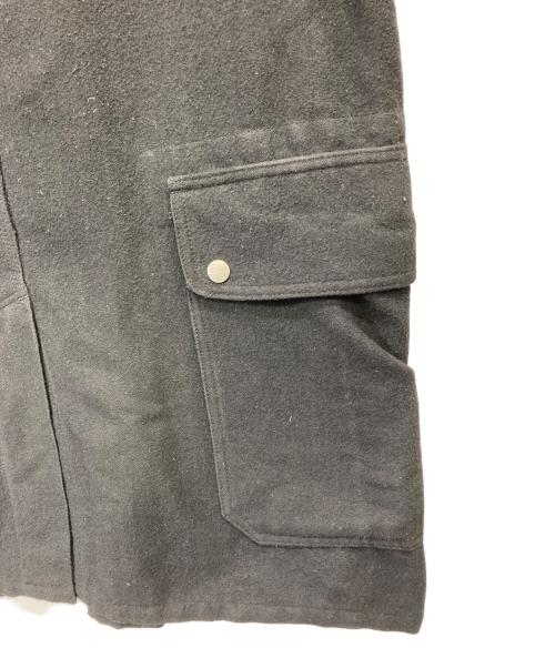 SASSAFRAS（ササフラス）SASSAFRAS (ササフラス) ウールブランケットウールフォールリーフコート ブラック サイズ:Mの古着・服飾アイテム