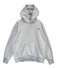 THE NORTH FACE（ザ ノース フェイス）の古着「SMALL LOGO HEATHER SWEAT HOODIE（スモールロゴヘザースウェットフーディ）」｜グレー