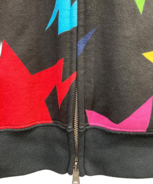 A BATHING APE（ア ベイシング エイプ）A BATHING APE (ア ベイシング エイプ) 00s STA FULL ZIP HOODIE MULTI ブラック サイズ:Lの古着・服飾アイテム