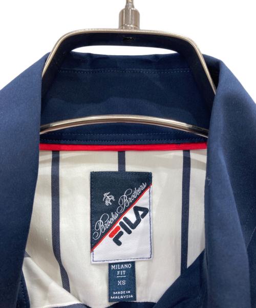 BROOKS BROTHERS（ブルックスブラザーズ）BROOKS BROTHERS (ブルックスブラザーズ) FILA (フィラ) マルチストライプシャツ トリコロールカラー サイズ:XS 未使用品の古着・服飾アイテム