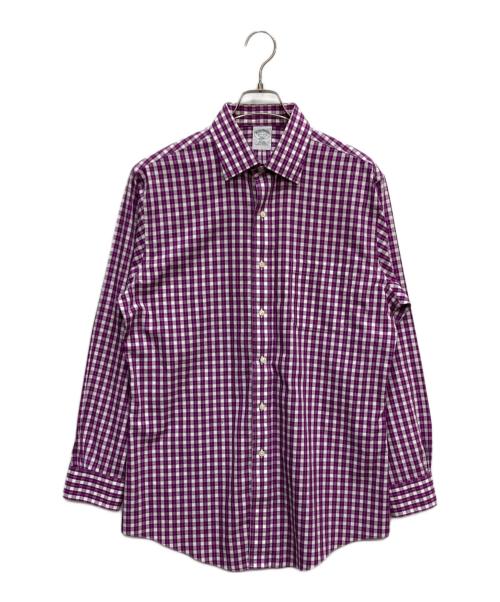 BROOKS BROTHERS（ブルックスブラザーズ）BROOKS BROTHERS (ブルックスブラザーズ) ドレスシャツ パープル サイズ:Mの古着・服飾アイテム