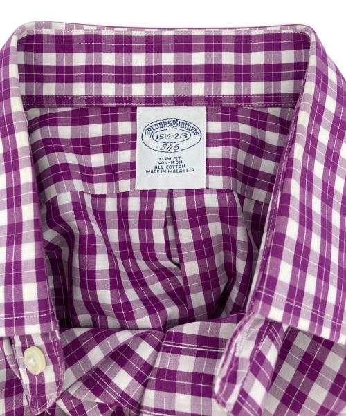 BROOKS BROTHERS（ブルックスブラザーズ）BROOKS BROTHERS (ブルックスブラザーズ) ドレスシャツ パープル サイズ:Mの古着・服飾アイテム