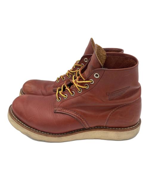 RED WING（レッドウィング）RED WING (レッドウィング) 9105 PLAIN TOE ワークブーツ レッドブラウン サイズ:8 2/1の古着・服飾アイテム