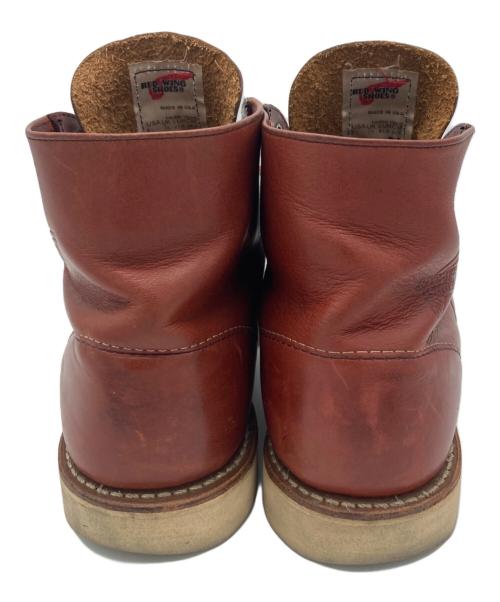 RED WING（レッドウィング）RED WING (レッドウィング) 9105 PLAIN TOE ワークブーツ レッドブラウン サイズ:8 2/1の古着・服飾アイテム