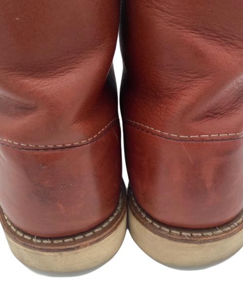 RED WING（レッドウィング）RED WING (レッドウィング) 9105 PLAIN TOE ワークブーツ レッドブラウン サイズ:8 2/1の古着・服飾アイテム