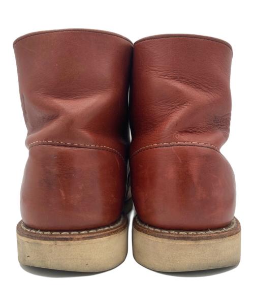 RED WING（レッドウィング）RED WING (レッドウィング) 9105 PLAIN TOE ワークブーツ レッドブラウン サイズ:8 2/1の古着・服飾アイテム