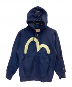 EVISUエヴィス）の古着「ジップパーカー」｜ネイビー