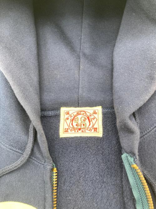 EVISU（エヴィス）EVISU (エヴィス) ジップパーカー ネイビー サイズ:38の古着・服飾アイテム