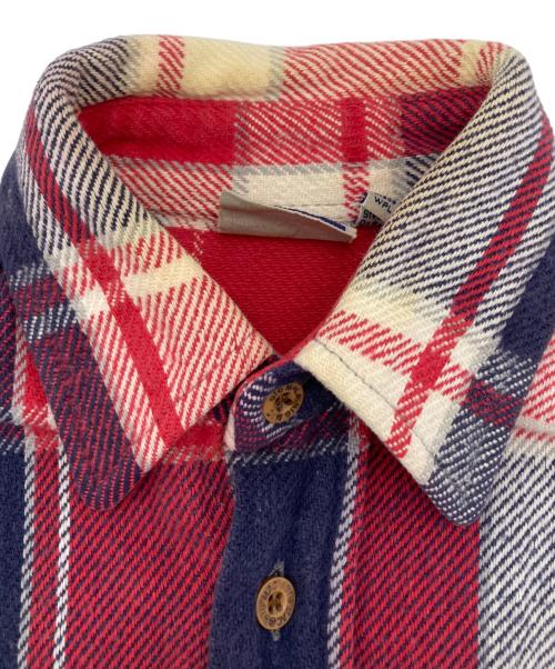 big mac（ビッグマック）BIG MAC (ビッグマック) チェックネルシャツ レッド サイズ:Mの古着・服飾アイテム