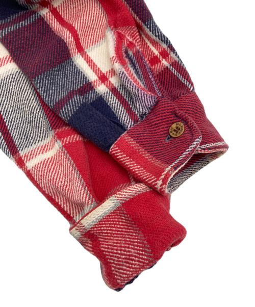 big mac（ビッグマック）BIG MAC (ビッグマック) チェックネルシャツ レッド サイズ:Mの古着・服飾アイテム