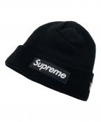 SUPREME×New Eraシュプリーム×ニューエラ）の古着「刺繍ボックスロゴビーニー」｜ブラック