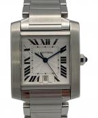 Cartierカルティエ）の古着「タンクフランセーズLM」｜シルバー