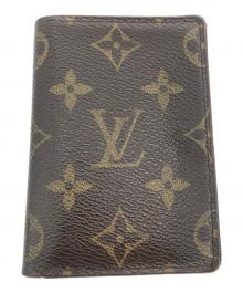 LOUIS VUITTON（ルイ ヴィトン）の古着「ポルトカルト パス ヴェルティカル/カードケース」｜ブラウン
