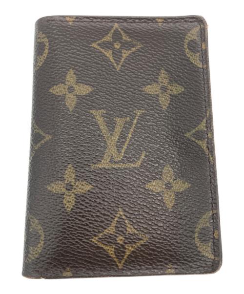 LOUIS VUITTON（ルイ ヴィトン）LOUIS VUITTON (ルイ ヴィトン) ポルトカルト パス ヴェルティカル/カードケース ブラウン サイズ:表示なしの古着・服飾アイテム